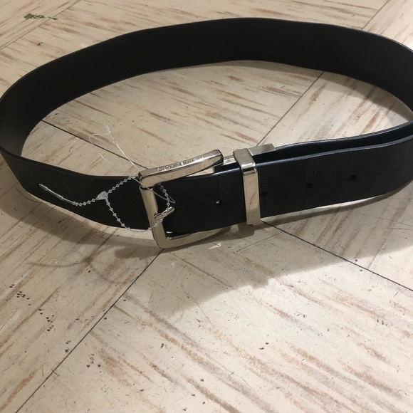 Michael Kors BLACK Logo Belt, US Medium - Picture 6 of 7